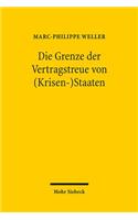 Die Grenze der Vertragstreue von (Krisen-)Staaten