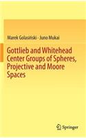 Gottlieb and Whitehead Center Groups of Spheres, Projective and Moore Spaces