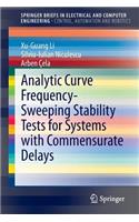 Analytic Curve Frequency-Sweeping Stability Tests for Systems with Commensurate Delays