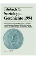 Jahrbuch Für Soziologiegeschichte 1994