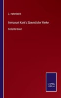 Immanuel Kant's Sämmtliche Werke