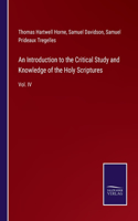 Introduction to the Critical Study and Knowledge of the Holy Scriptures
