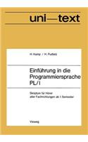 Einführung in die Programmiersprache PL/I