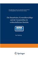 Die Bauarbeiten, Kostenüberschläge und der Gesammtbau im wirthschaftlichen Betriebe