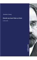 Chronik von Sanct Peter zu Erfurt