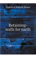 Retaining-walls for earth: (English)