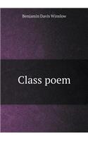 Class Poem