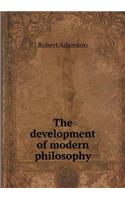 The Development of Modern Philosophy