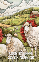Country Farm Coloring Book