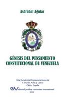 Génesis del Pensamiento Constitucional de Venezuela