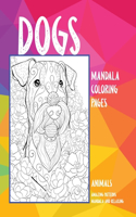 Mandala Coloring pages - Animals - Amazing Patterns Mandala and Relaxing - Dogs