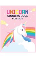 Unicorn coloring book for kids