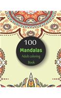 100 Mandalas Adult coloring book