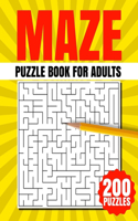 Maze Puzzle Book for Adults