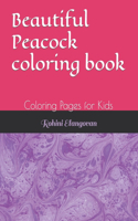 Beautiful Peacock coloring book
