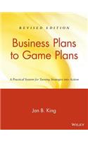 Business Plans to Game Plans