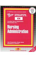 Nursing Administration: Passbooks Study Guide