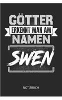 Götter erkennt man am Namen - Swen - Notizbuch