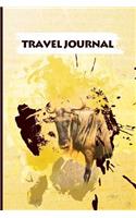 Travel Journal: Safari Wildebeest Notebook for Men & Women, Perfect for Writing, Gifts, Travelers, 120 blank pages.