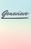 Genevieve: Personalized Genevieve Journal / Birthday Gift / Greeting Card / Diary Name Gift Alternative