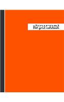 Dot grid notebook journal