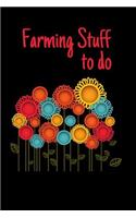 Farming stuff to do: notebook for stuff around the farm whether it is handling livestock or crops in the fields or paddock