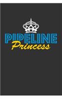 Pipeline Princess: Blank Lined Journal