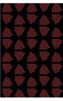 Viking Pattern - Go To Valhalla 65: Blank Dot Grid Notebook for Norse Mythology Lovers