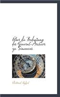 Ber Die Bedeutung Des General-Archivs Zu Simancas