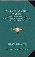 A Mathematical Manual