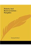 Polarity And Rosicrucianism - Pamphlet