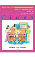 Alfred's Basic Piano Library Musical Concepts, Bk 4
