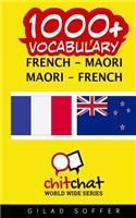 1000+ French - Maori Maori - French Vocabulary: (French)