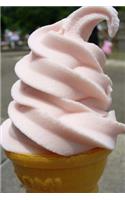 Strawberry Soft Serve Ice Cream Journal