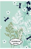 Notebook Dot-grid Dragonfly and Branch
