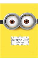 Notebook Lined: Minions: Notebook Journal Diary, 110 Lined pages, 7" x 10"
