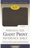 Personal Size Giant Print Reference Bible-KJV: King James Version, Black/Silver, Personal Size, Reference Bible, Giant Print