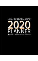 High Performance 2020 Planner Full-Year