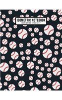Softball Isometric Graph Paper Notebook