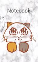 marble cat notebook