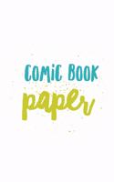 Comic Book Paper