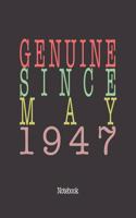 Genuine Since May 1947