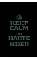 Keep calm I'm a Bartender: 110 Game Sheets - 660 Tic-Tac-Toe Blank Games - Soft Cover Book for Kids for Traveling & Summer Vacations - Mini Game - Clever Kids - 110 Lined page