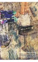 Planner/Diary: Undated Weekly Planner - Gift for Pianist, Musician, Female Piano Player