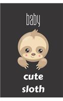 baby cute sloth