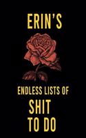 Erin's Endless Lists of Shit to do