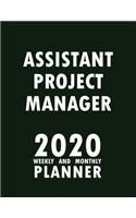 Assistant Project Manager 2020 Weekly and Monthly Planner