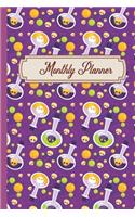 Planner Notebooks: Two Year - Monthly Calendar Planner 6 x 9'' - 24 Months For Academic Agenda Schedule Organizer