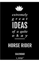 Calendar for Horse Riders / Horse Rider