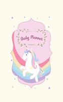 Daily planner notebook: Daily planner Notebook with Cute Unicorn cover Extra large (8.5 x 11) inches, 110 pages, Daily planner notebook(1 Planner Notebook)